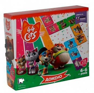 Гра настільна Vladi Toys Доміно. 44 Cats VT8055-14