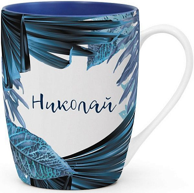 Чашка именная Флора 055-Николай Be Happy