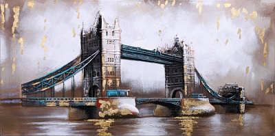 Картина Тауэр Бридж 70x140 см F740A 