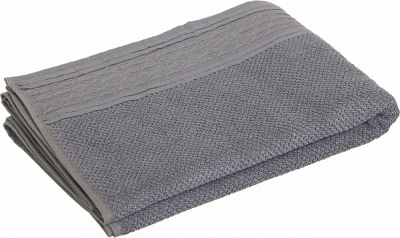 Рушник Glory 70x140 см сірий