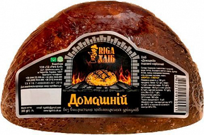 Хліб Riga Хліб Домашній 200 г (4820219910091)