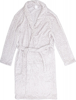 Халат женский La Nuit Дотс р. M бежевый 