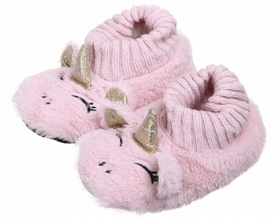 Тапочки детские Maxwin KIDS Зверята Единорог р.20 розовый 