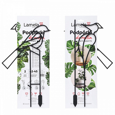 Опора для растений Lamela Очаровательные птицы 2 шт. 42-45 см