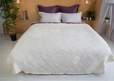 Покривало Beja 240x260 см Billerbeck кремовий