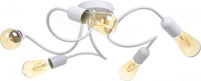Люстра стельова TK Lighting Wave 5x60 Вт E27 білий 4406