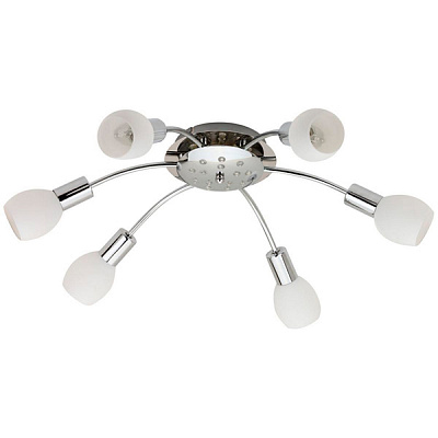 Люстра ALFA Mera 6x40 Вт E14 хром 50026