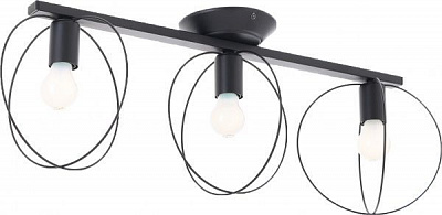 Люстра Vitaluce V4328-1/3PL 3x60 Вт E27 чорний V4328