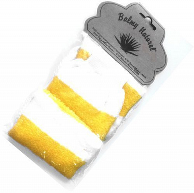 Мочалка Balmy Naturel массажная из микрофибры и синтетики 00362 