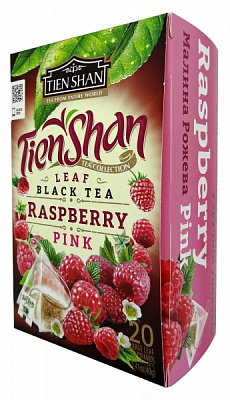 Чай черный Тянь-Шань Малина Розовая 20 шт. 40 г 