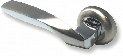 Ручка на розетке Paladii AL Лора SN/CP ПР110 хром/сатин