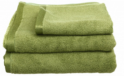 Рушник махровий Glossy 70x140 см оливковий Texpol