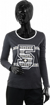 Футболка Proxima Azzurra AZZURRACHARCOAL MEL р.S темно-серый меланж