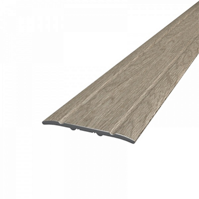 Порожек алюминиевый ПАС-1314м АЛЮПРО радиальный с отверстиями 28х2x2710 мм дуб мокко 