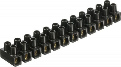 Колодка клеммная Expert Power 10 A 6 кв.мм черный 