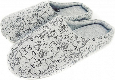 Тапки домашние La Nuit Home Анимал р.36/37 серый 