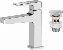 Смеситель для умывальника Aqua Rodos 90873 SHARP хром
