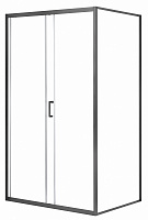 Душевое ограждение EGO EGOIST 120х90х200 см L/R, прямоугольное раздвижное стекло проз. 6мм, проф серый алюм