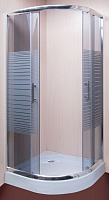 Душова кабіна UP! (Underprice) R-522 GS 90x90x1940 профіль хром, скло прозоре