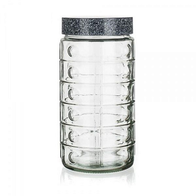 Банка для сипучих з металевою кришкою 1,7 л Granite Banquet