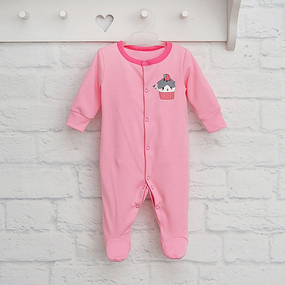 Человечек для девочки Blanka Кекс р.74 розовый 110149 