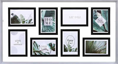 Рамка для фото Koopman колаж 70х38.5х3 см чорний