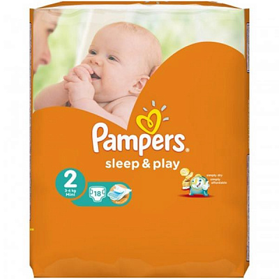 Підгузки Pampers Sleep & Play Mini 3-6 кг 18 шт