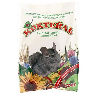 Корм Коктейль  Шиншилка 500 г PR740047