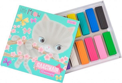 Пластилін восковий 12 кольорів (д) 1 вересня