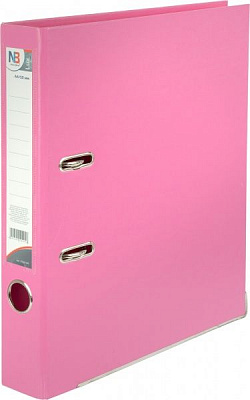 Папка-регистратор CLASSIC розовая двухсторонняя А4 50 мм. Nota Bene