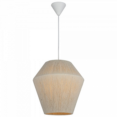 Люстра подвесная Vio Concept by LUCEA Fero big 1x40 Вт Е27 белый/кремовый 1547-71-11 