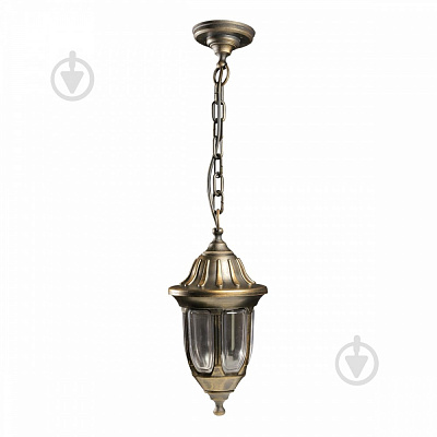 Светильник парковый Expert Light Кантри E27 IP44 античная латунь GAR-1627-TEП