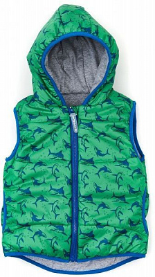 Жилет дитячий для хлопчика Соня акули р.110 салатовий