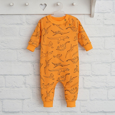 Ромпер-реглан унісекс Blanka Діно р.86 коричневий 110114