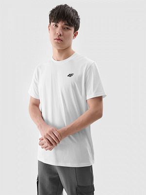 Футболка 4F TSHIRT M2256 4FWMM00TTSHM2256-10S р.S белый