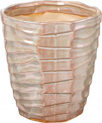 Кашпо керамическое круглый 3,2л бежевый (HK10546-15-G398) 