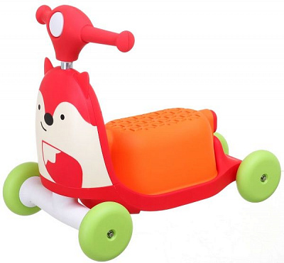 Самокат-трансформер Skip Лисеня помаранчевий 184350