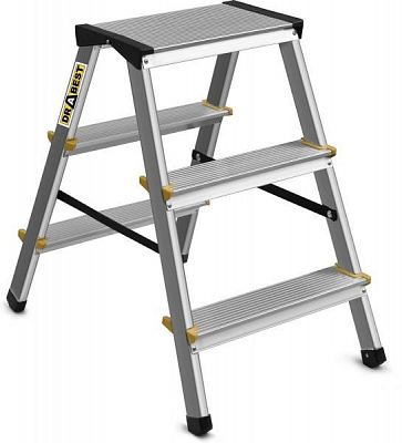 Лестница-стремянка Drabest PRO двусторонняя 2х3 (DD3-150) 