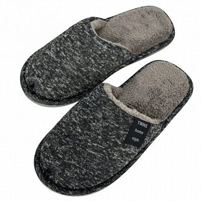 Капці домашні Twins HS-OZ melange р.40/41 чорний