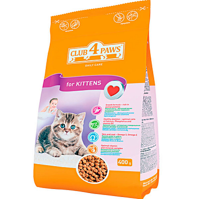 Корм Клуб 4 лапи для кошенят 400 г