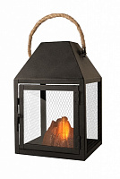 Настільна лампа декоративна ФАZА Камін FL-H23 0,135 Вт чорний 5030862 