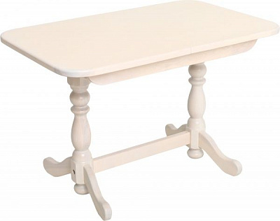 Стол обеденный РПМК Явир3 1200 (1600)х750 слоновая кость 