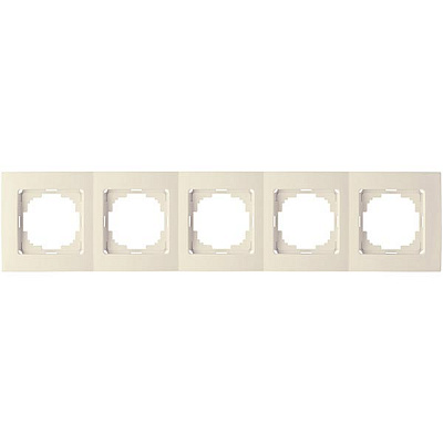 Рамка п'ятимісна Nilson Touran горизонтальна кремовий 24121095