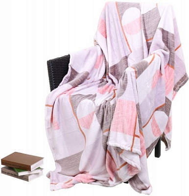 Плед мікрофібра Frannel 160x200 см рожевий La Nuit