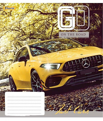 Зошит шкільний Go on the road А5/24 в лінію 1 вересня