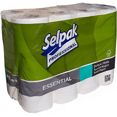 Туалетная бумага туалетная бумага Selpak Professional Essential двухслойная 24 шт.