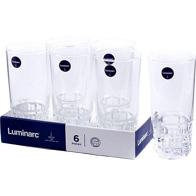 Набор стаканов высоких Quadrille 330 мл 6 шт. Luminarc