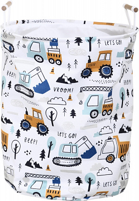 Кошик для іграшок HW Будівельник 40х40х50 см E005410