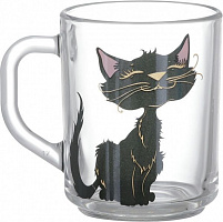 Чашка Black Kitten 200 мл Galleryglass