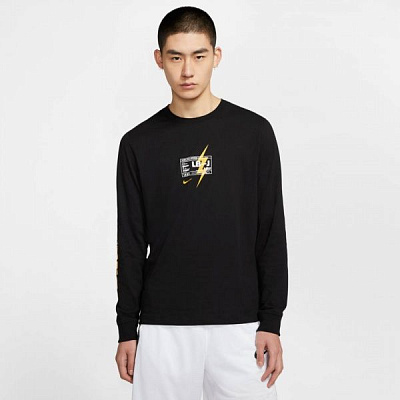 Футболка Nike LBJ M NK DRY TEE LS CD1093-010 2XL черный